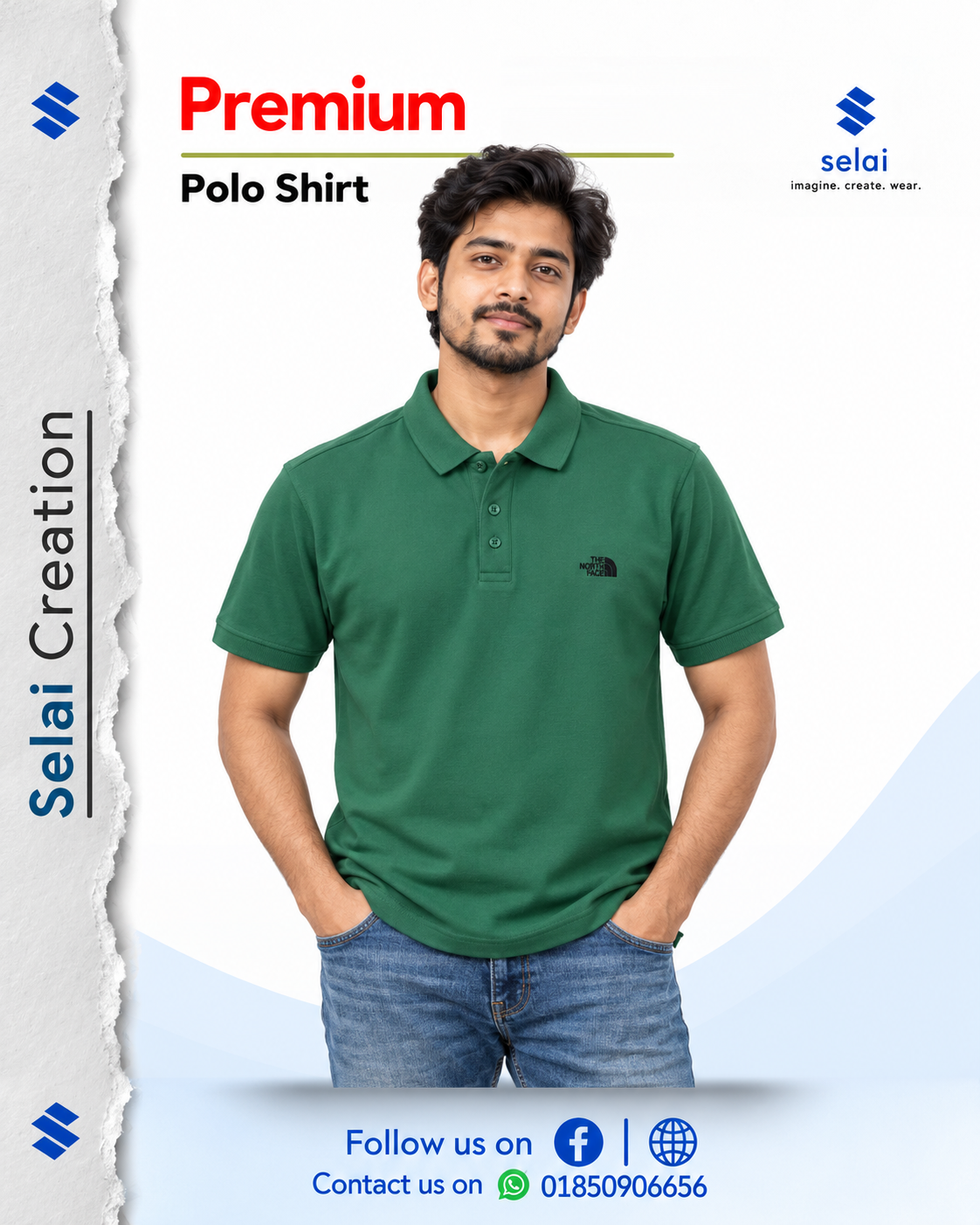 Premium The North Face Lacoste Polo - Image 15