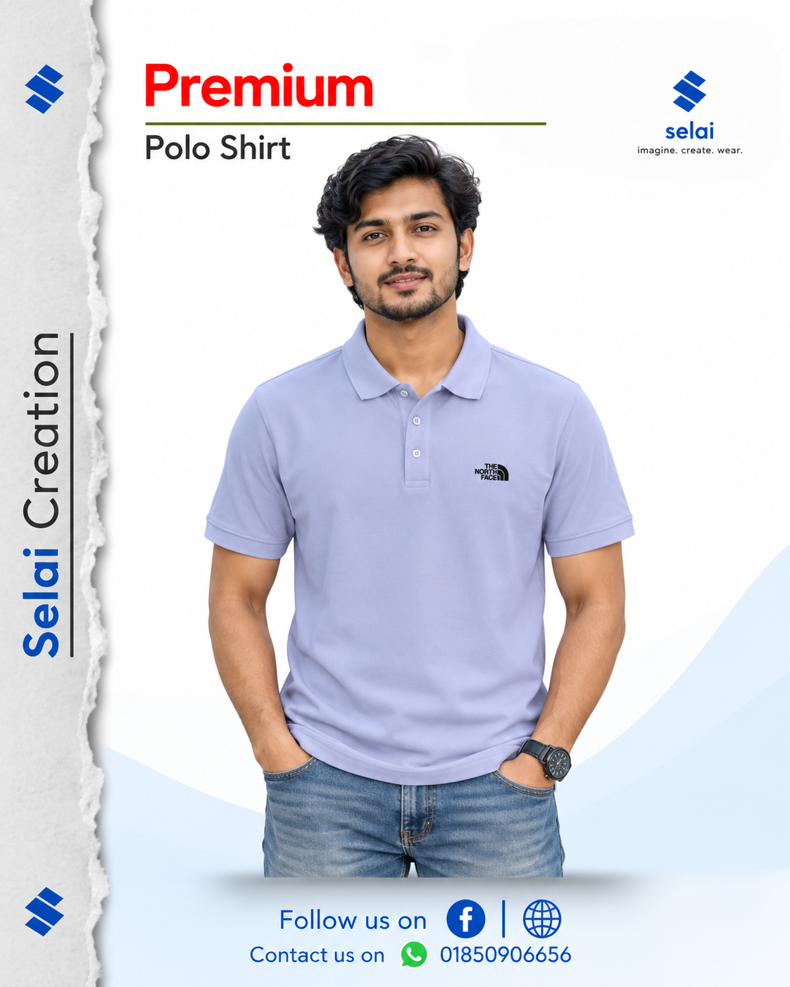 Premium The North Face Lacoste Polo - Image 14