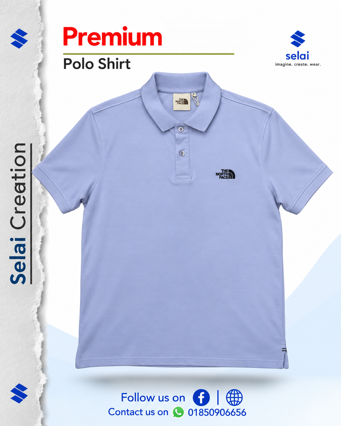 Premium The North Face Lacoste Polo - Image 5
