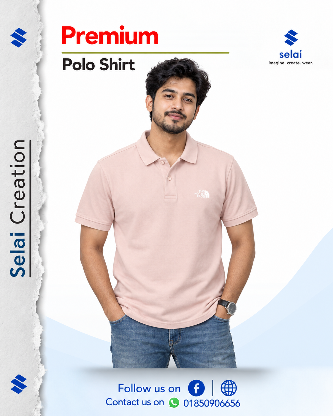 Premium The North Face Lacoste Polo - Image 12
