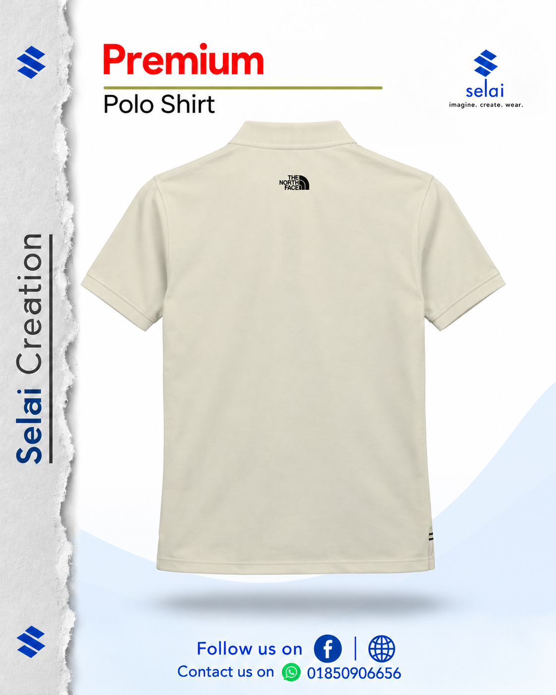 Premium The North Face Lacoste Polo - Image 9