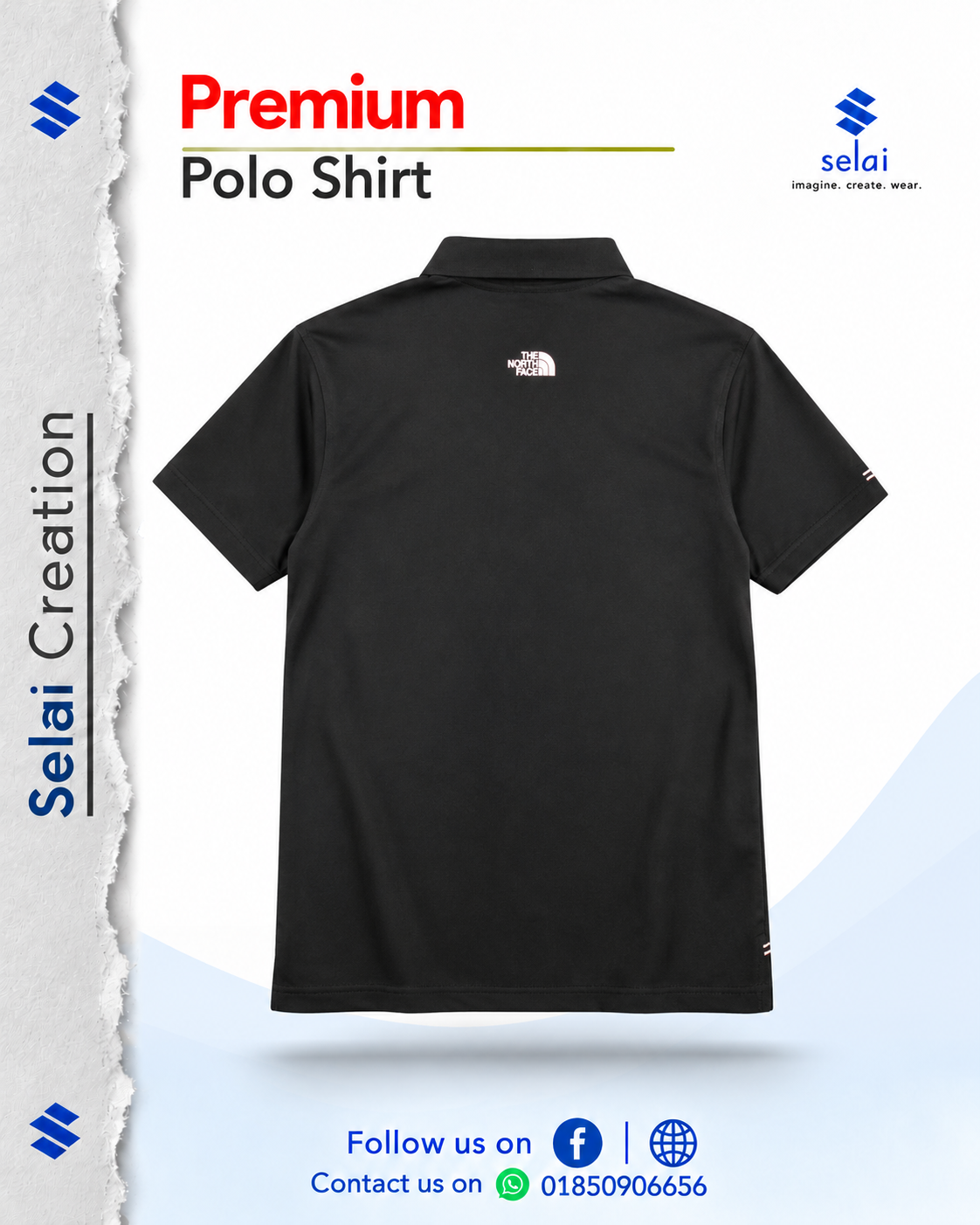 Premium The North Face Lacoste Polo - Image 8